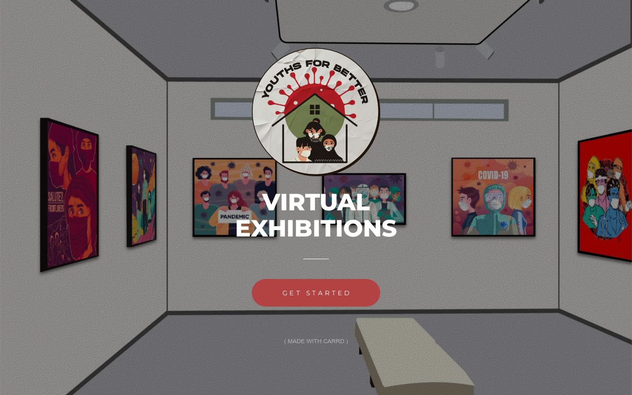 Carrd profile picture for @exhibitions